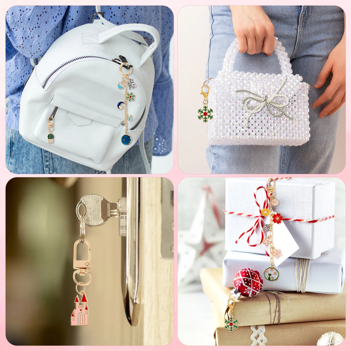 532Pcs DIY Keychain Making Kit – 196 Alloy Charms & Tools