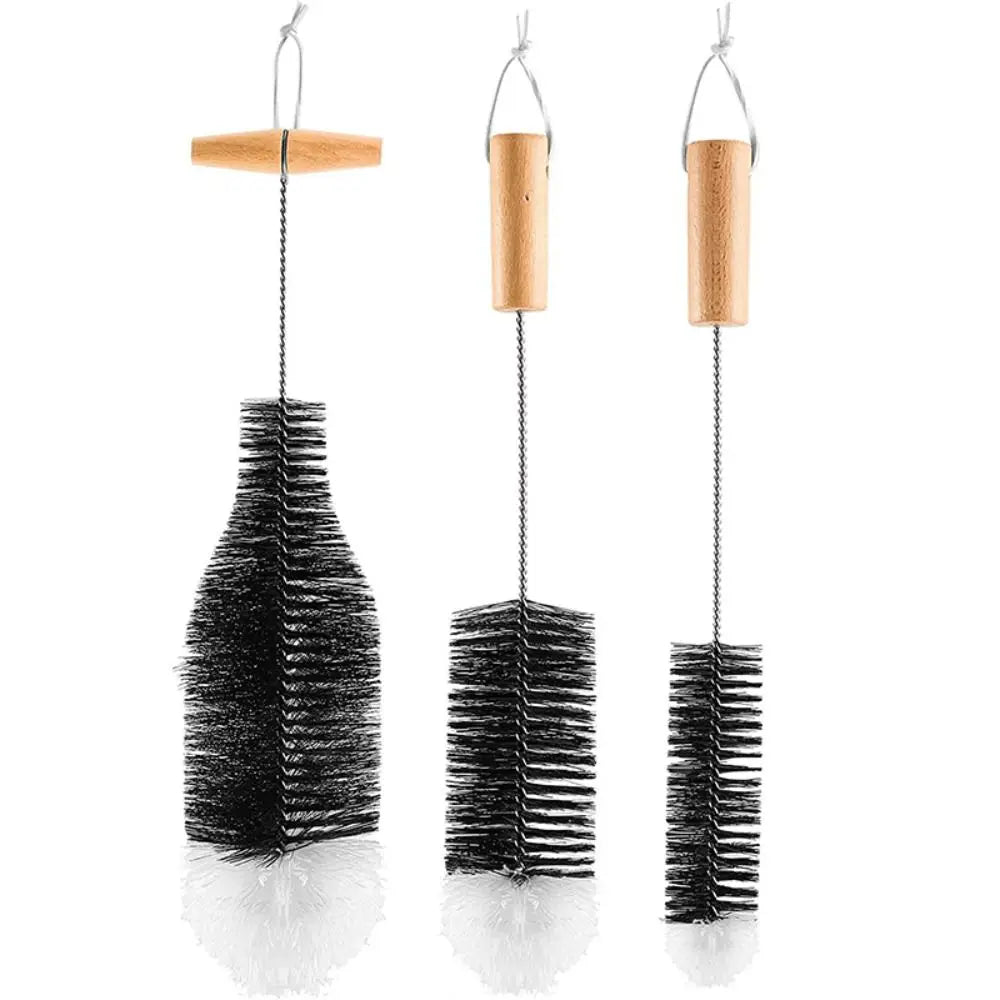 Beechwood Handle Bottle Brush – Glassware & Jar Cleaner