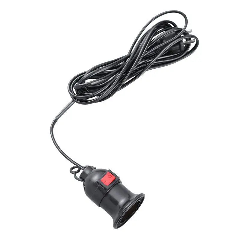 E27 Lamp Holder with On/Off Switch & 3M Cord | DIY Lighting Lamp Holder Socket Nixie