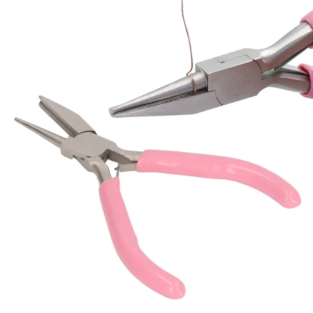 2pcs Mini Round Nose Wire Winding Pliers – Non-Slip Jewelry Tool