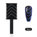 3D Cat Eye Nail Magnets Set – Holographic Magnetic Sheets Nail Art Magnet Nixie NO5