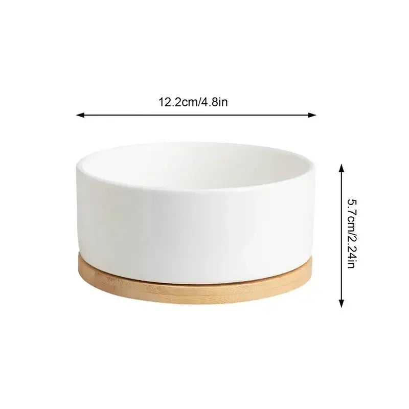Heated Ceramic Pet Water Bowl – Thermostatic Dog & Cat Feeder Heated Pet Bowl Nixie