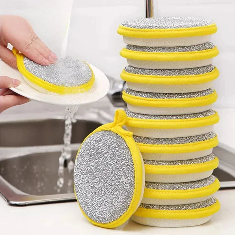 Double-Sided Reusable Dishwashing Sponge | Magic Scrub Sponge
