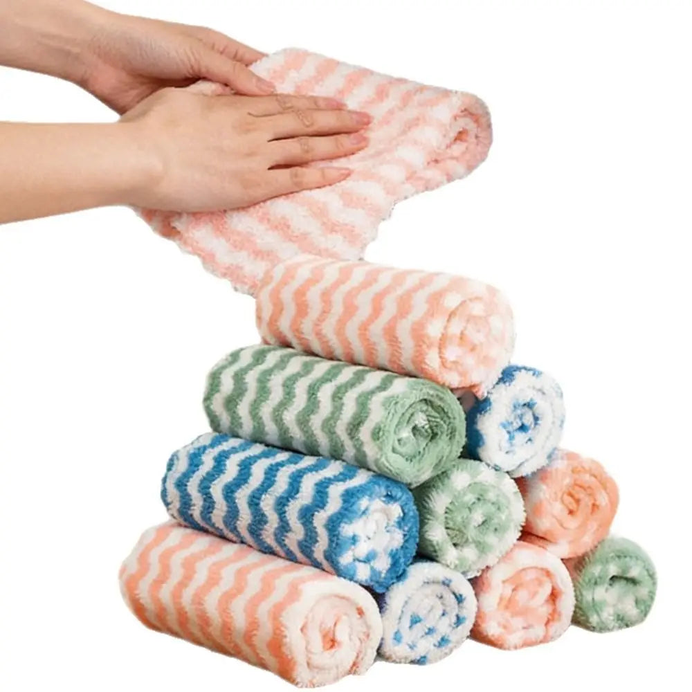 Coral Velvet Microfiber Cleaning Cloths 5/10/20 Pack Microfiber Cleaning Cloth Nixie