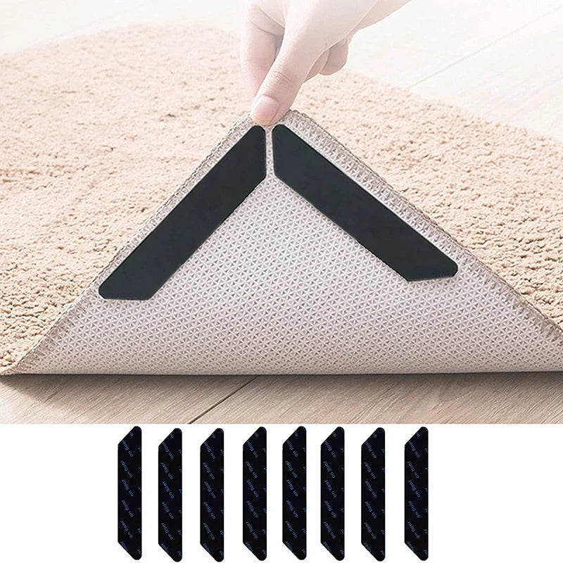 Reusable Anti-Slip Carpet Gripper Tape | Rug Corner Clips Rug Gripper Tape Nixie