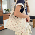 Korean Floral Shoulder Bag – Large Crossbody Bag for Women Floral Shoulder Bag Nixie Pink