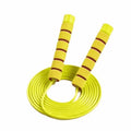Adjustable Jump Rope with Foam Handles – Lightweight Skipping Rope Fitness Jump Rope Nixie Yellow Orange