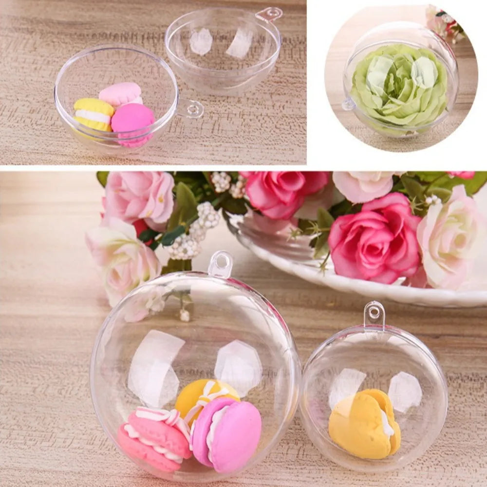 10PCS DIY Fillable Ball Ornaments – Christmas & Party Décor Christmas Ball Ornaments Nixie