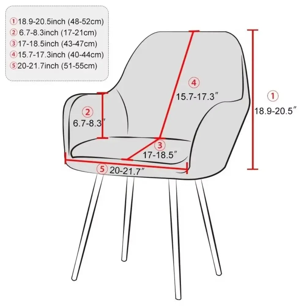 Elastic High Arm Chair Covers Polar Fleece Armchair Protector Chair Cover Nixie