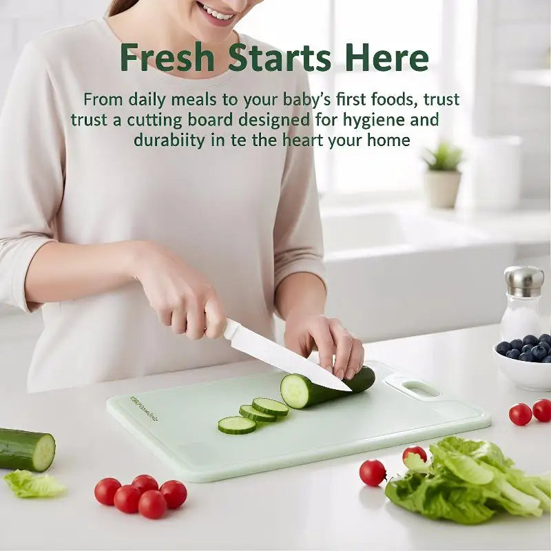 Double-Sided Antimicrobial Cutting Board – BPA-Free Kitchen Board Cutting Board Nixie