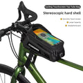Bike Top Tube Frame Bag | Touch Screen Phone Holder – Nixie Bike Frame Bag Nixie Black