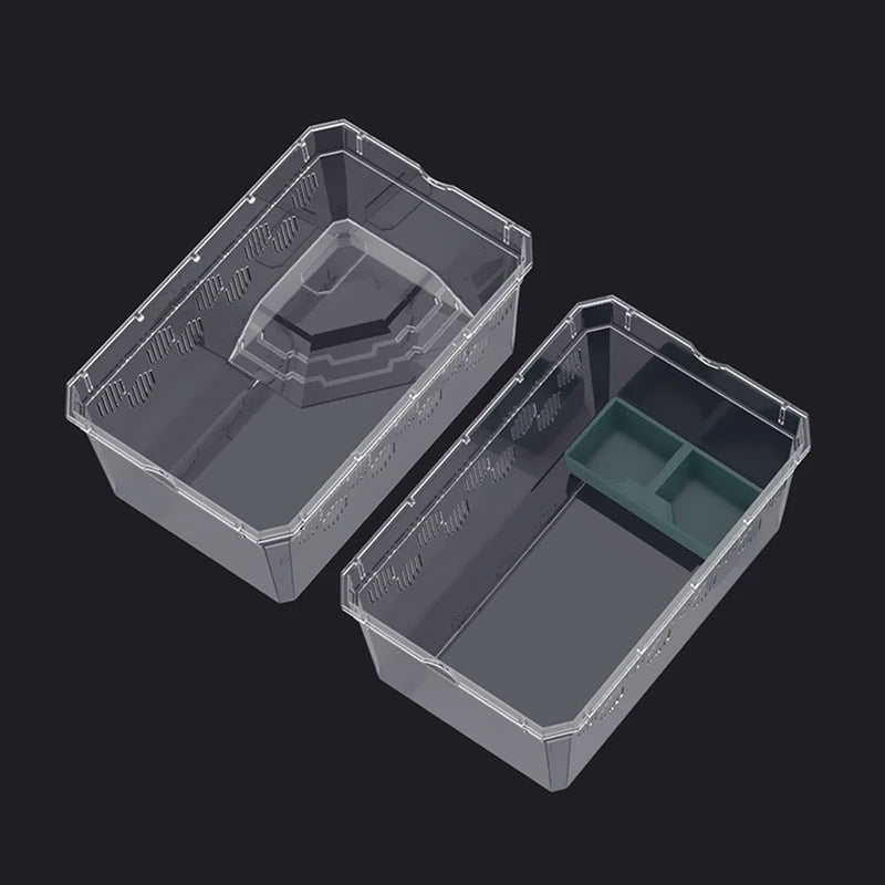 Reptile Breeding Box – Clear Vivarium Tank for Lizards & Spiders Reptile Breeding Box Nixie