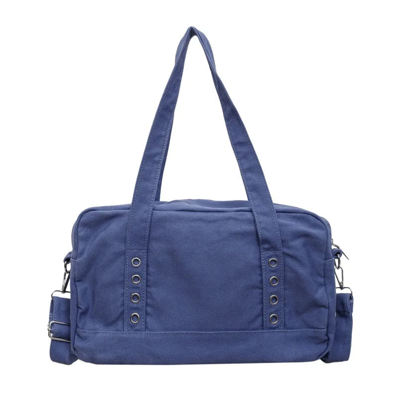 Nixie Women's Denim Tote Bag – Large Shoulder Crossbody Denim Tote Bag Nixie BB-1437Blue