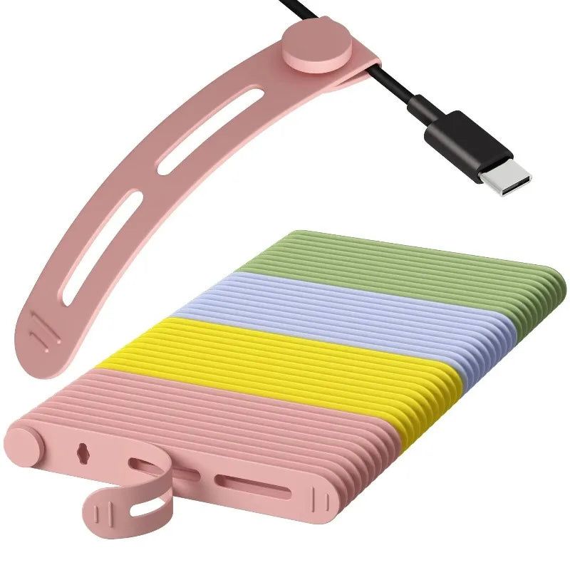 Portable Cable Organizer for Charging & Headphone Cables (5/10pk) Cable Organizer Nixie