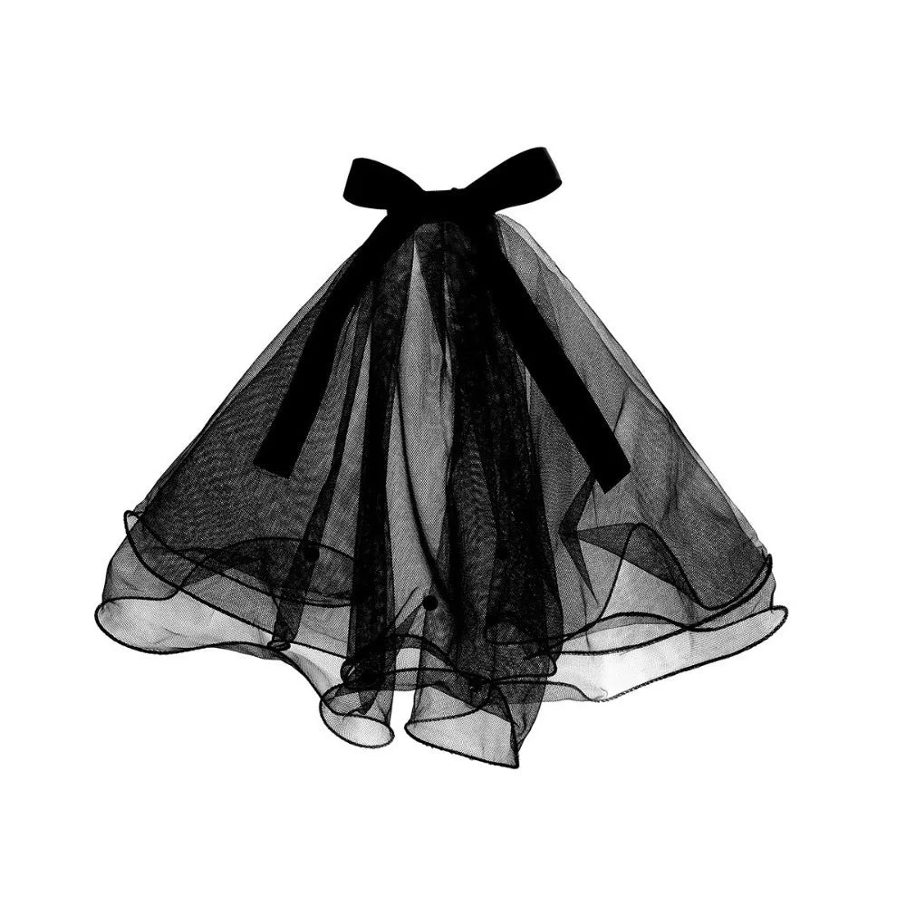 Pet Wedding Bow Veil Headdress for Cats & Dogs Pet Costume Accessory Nixie
