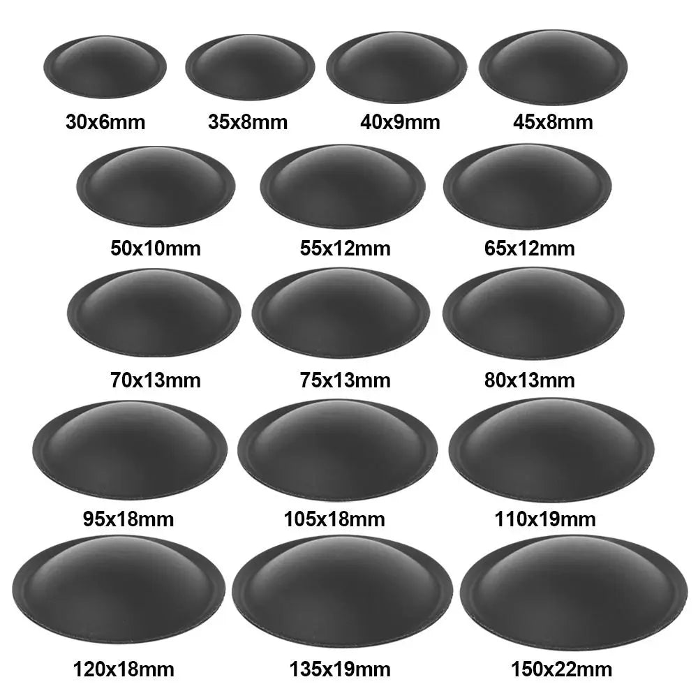 PP Black Speaker Dust Cap 30–150mm Woofer Cone Cover Speaker Dust Cap Nixie