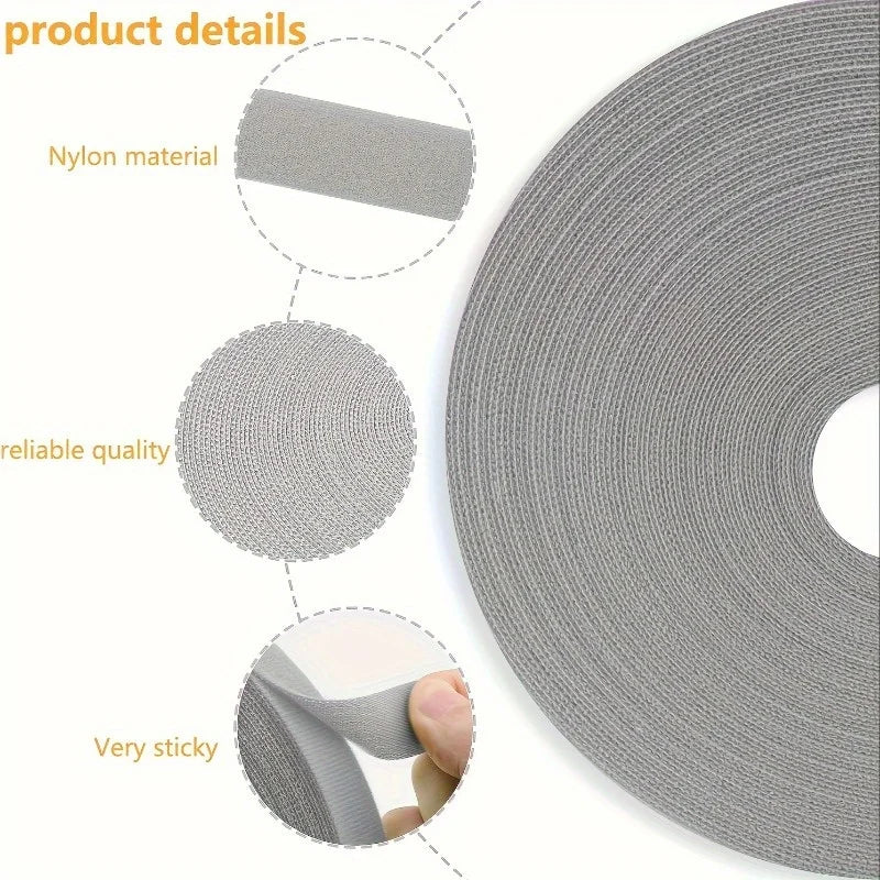 5M Cable Organizer Wire Winder Cord Management Ties Protector Cable Management Tape Nixie