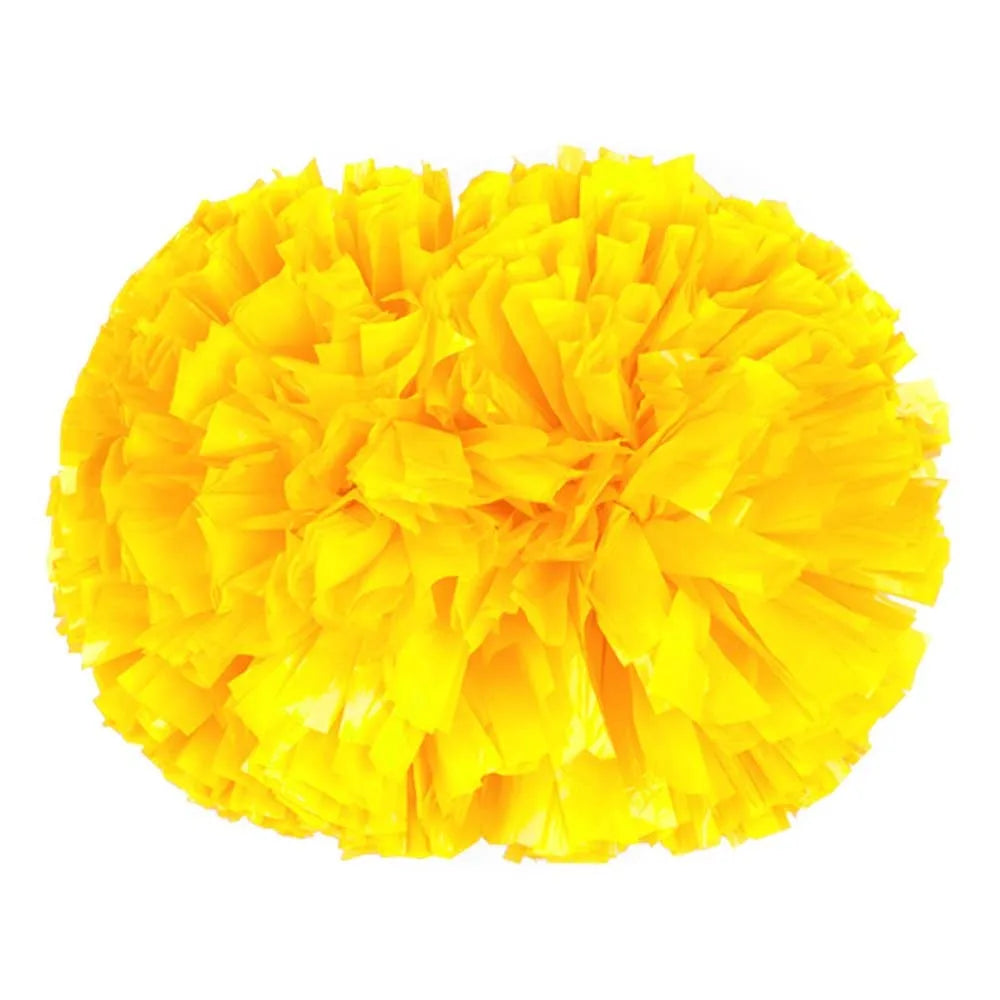 Colorful Cheerleader Pom Poms 30x37cm Dance & Party Props Cheerleader Pom Poms Nixie Yellow