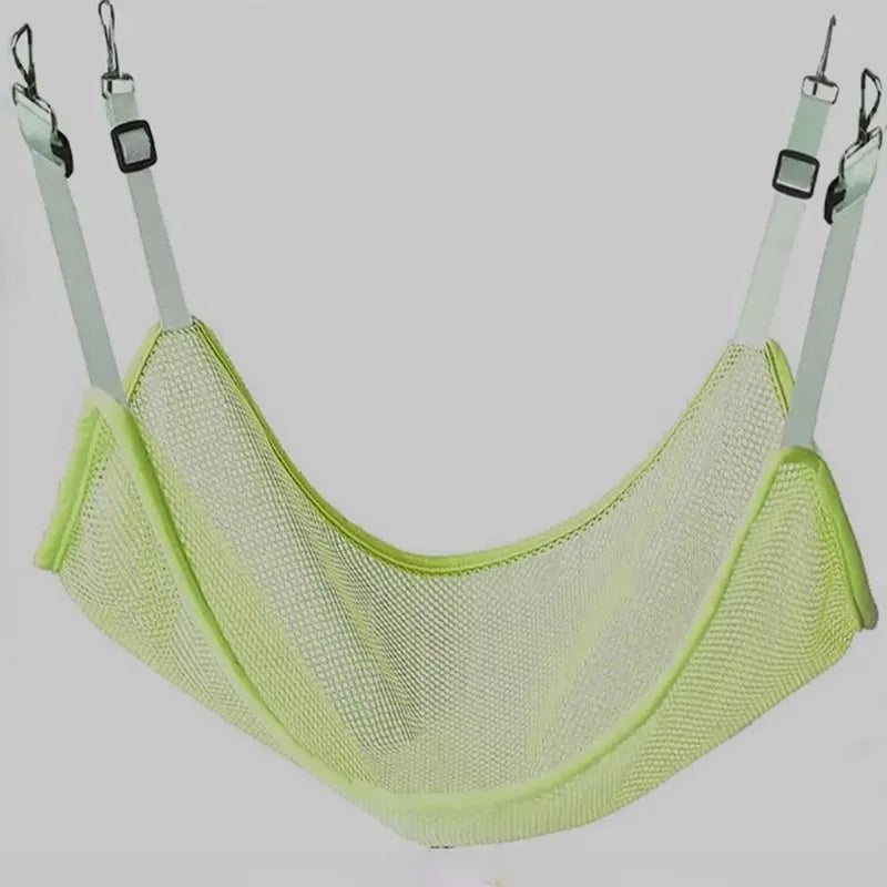 Breathable Mesh Pet Hammock Swing Bed – Adjustable & Hangable