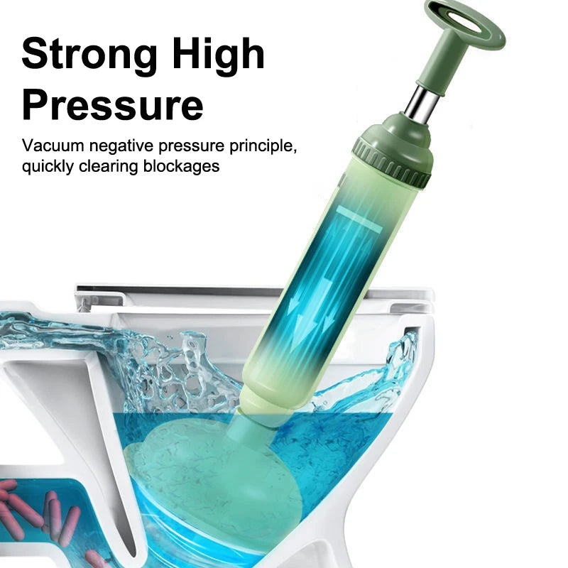 High-Pressure Toilet Plunger – Strong Suction Drain Unblocker Drain Plunger Nixie
