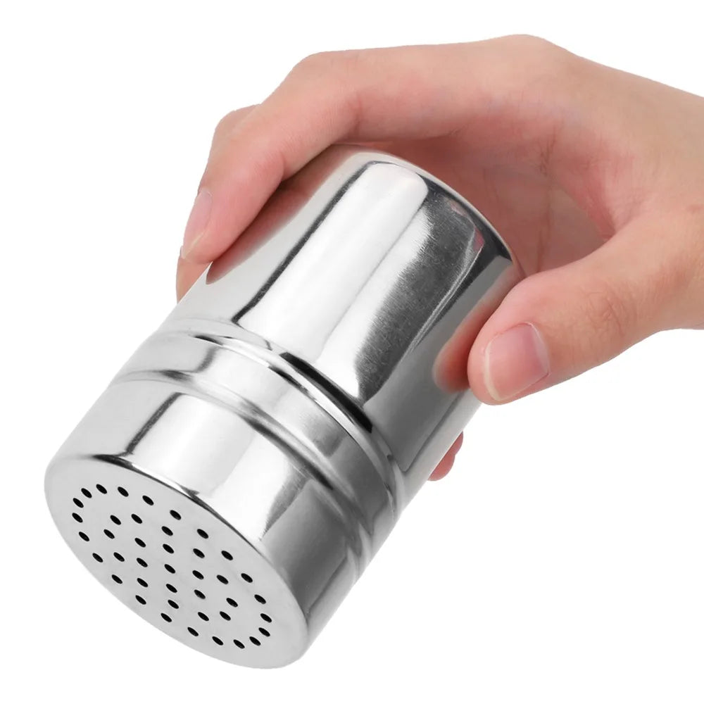 2PCS Stainless Steel Toothpick Holder – Rotating Perforated Lid Toothpick Holder Nixie