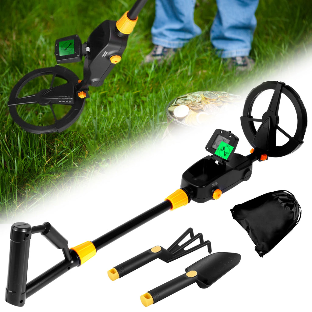 Kids Lightweight Metal Detector – LCD & Waterproof Search Coil Kids Metal Detector Nixie