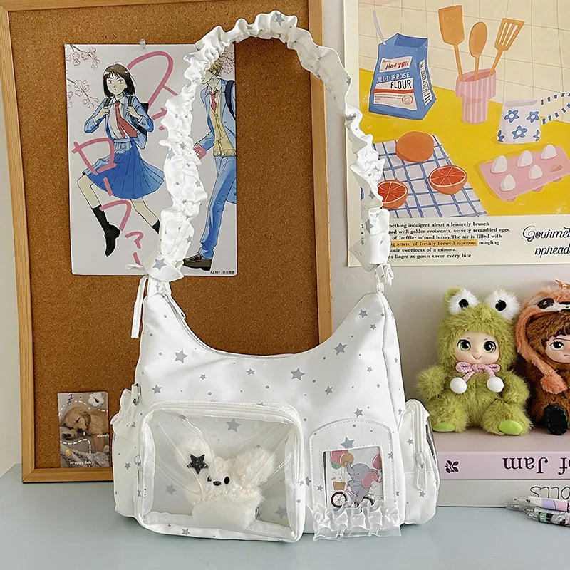 Nixie Star-Shaped Ita Bag – Transparent Kawaii Shoulder Bag Ita Shoulder Bag Nixie