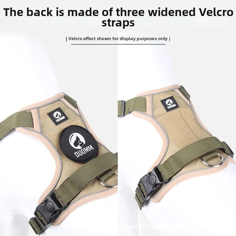 Reflective Dog Harness Vest – Adjustable Anti-Chew Chest Strap
