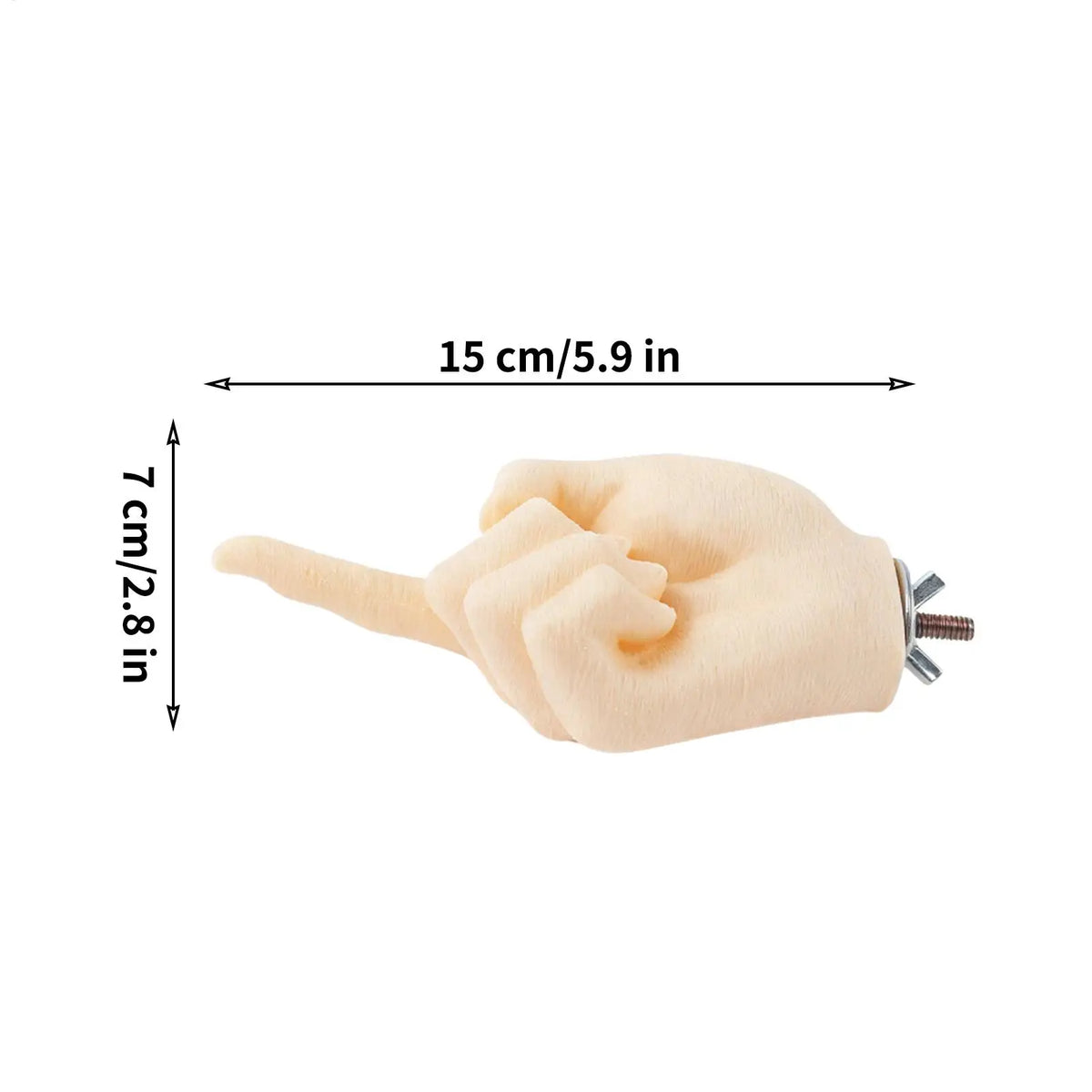 Hand-Shaped Bird Perch Stand – Bite Resistant Parrot Training Bird Perch Stand Nixie