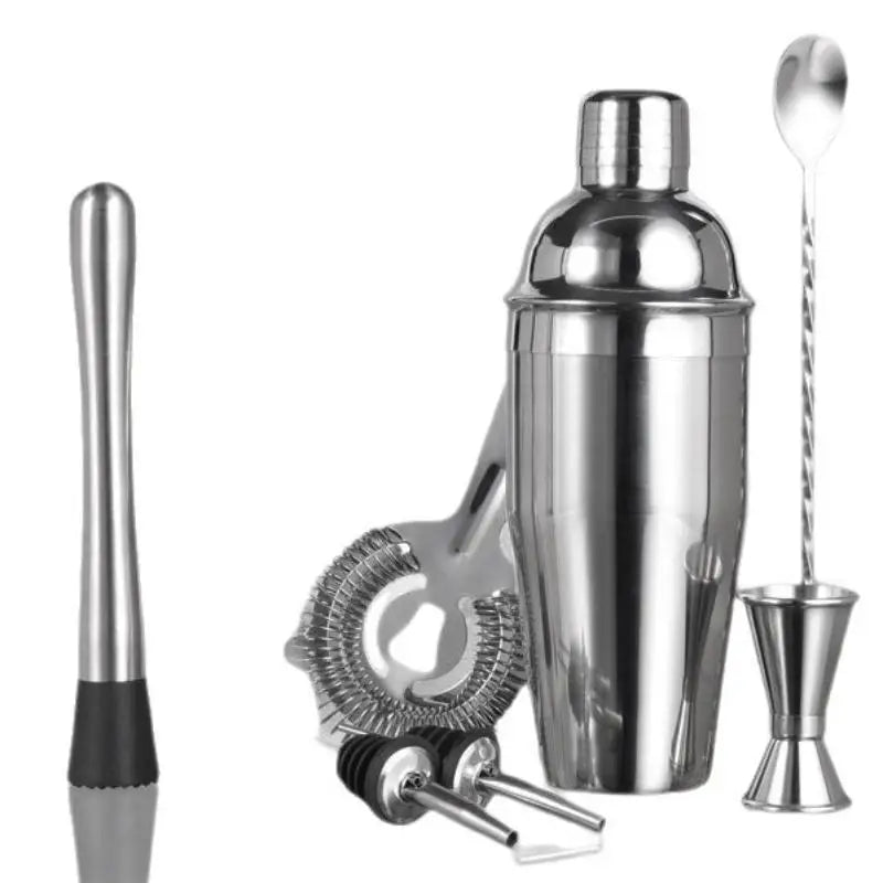 Nixie Stainless Steel Cocktail Shaker Bartender Set – 3/8 Piece Cocktail Shaker Set Nixie