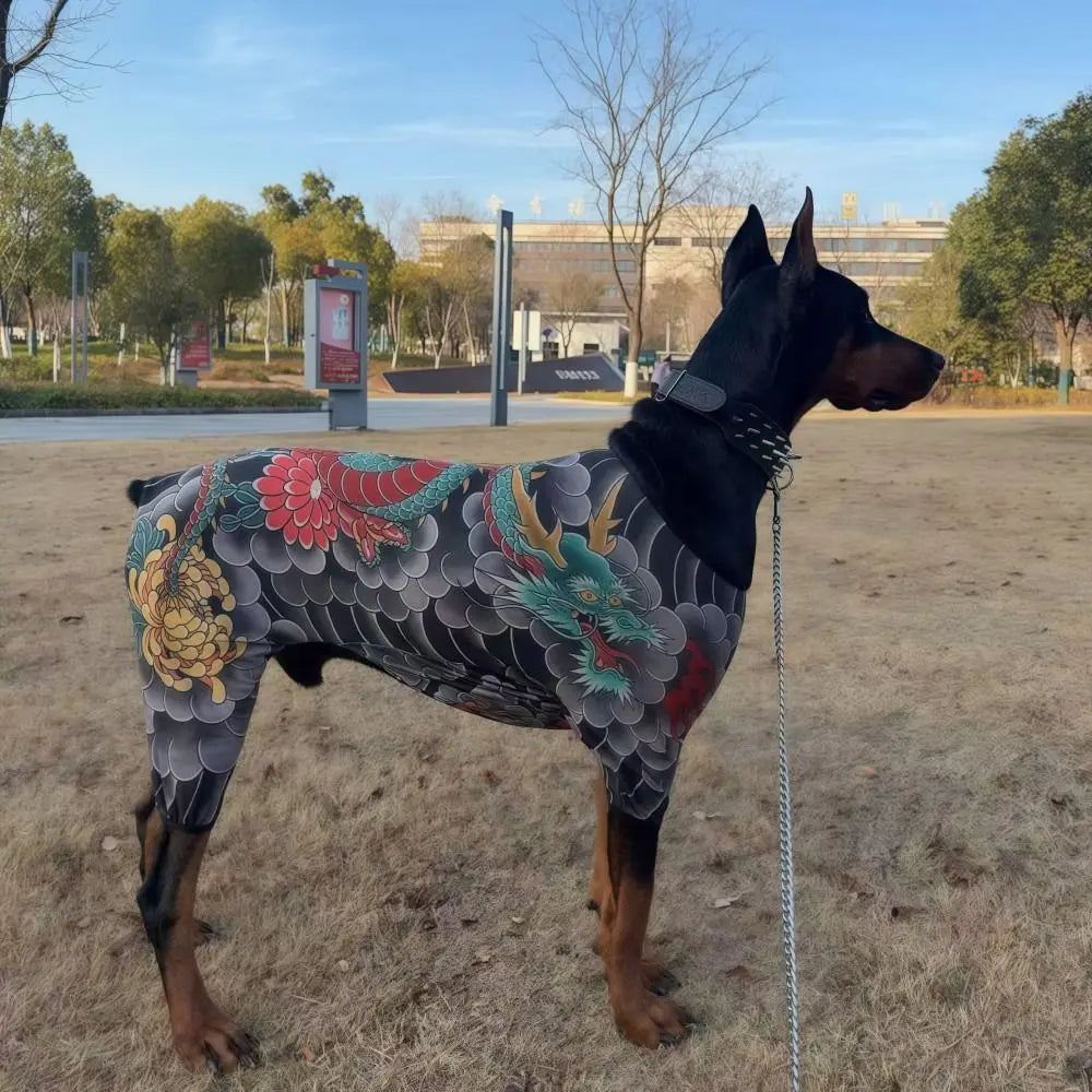 Funny Tattoo Pet Vest for Dogs & Cats | Sizes S–6XL Pet Tattoo Vest Nixie