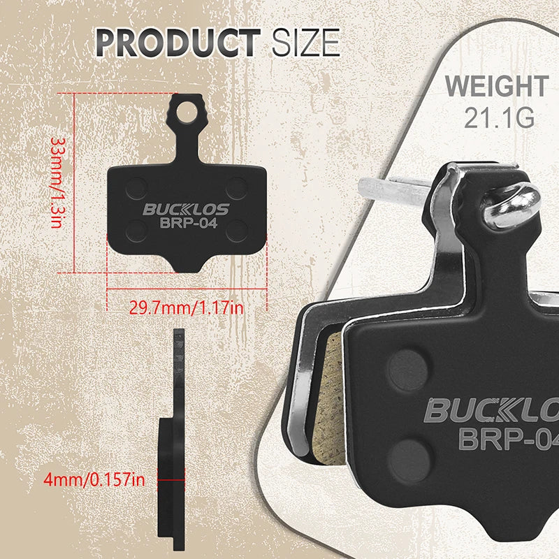 BUCKLOS Resin Disc Brake Pads for SRAM AVID Elixir DB3 DB5 Disc Brake Pads Nixie