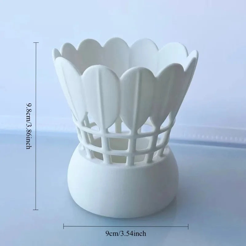 Badminton Shuttlecock Pen Holder | Hollow Desk Organizer Cup Desk Pen Holder Nixie