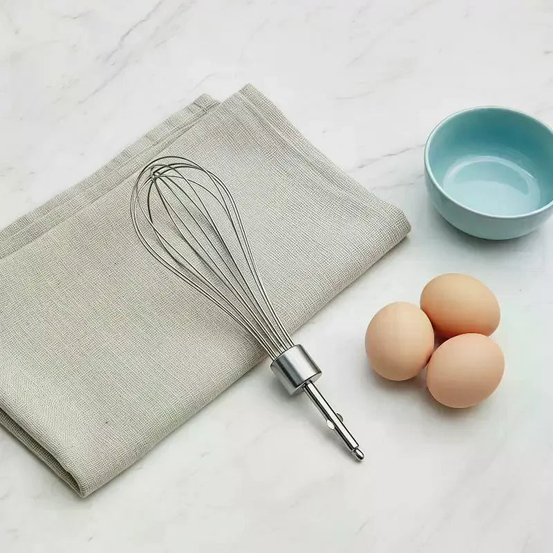 12-Wire Stainless Steel Egg Beater & Hand Mixer Whisk Attachment Kitchen Whisk Attachment Nixie