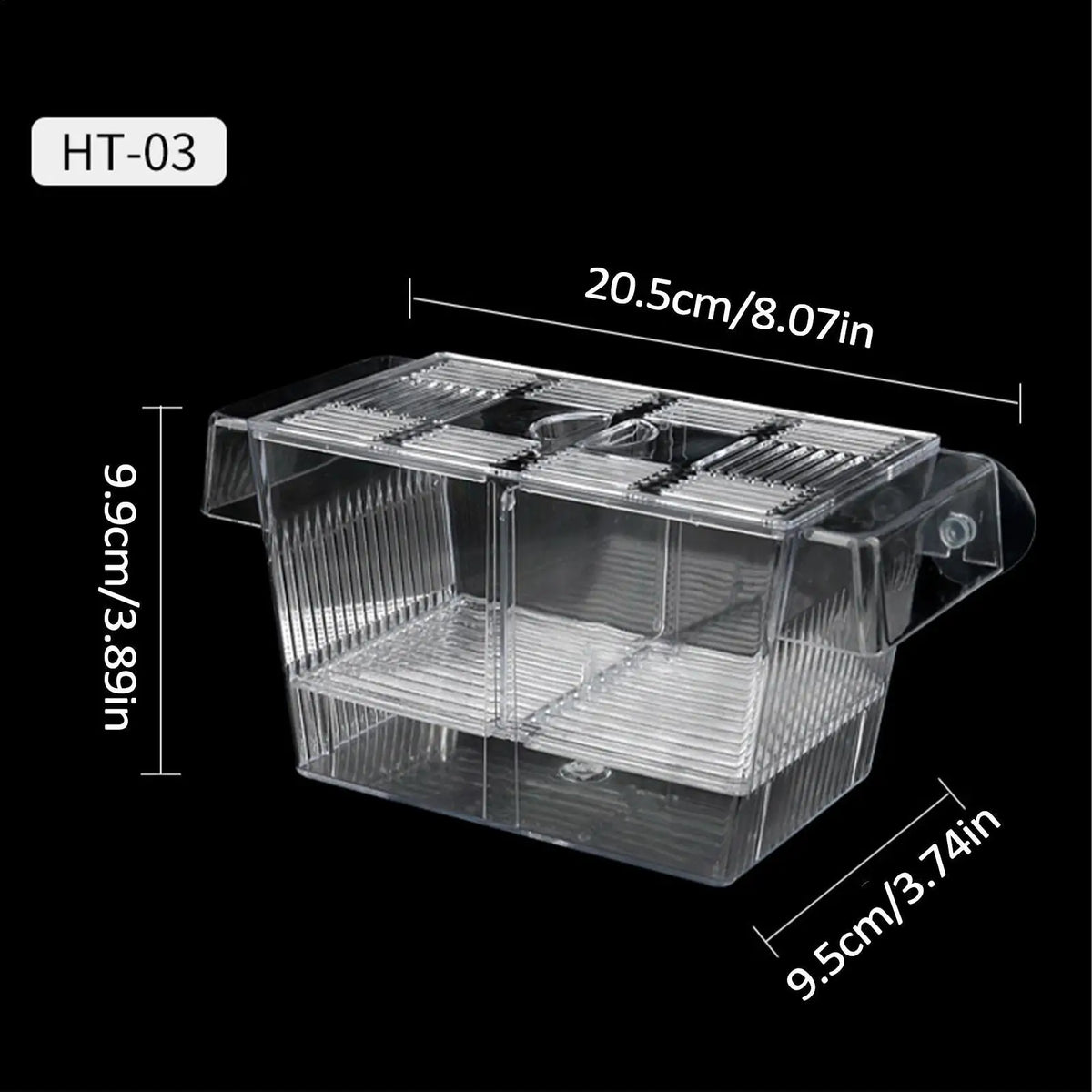 Acrylic Fish Breeding Isolation Box – Betta & Tropical Fish