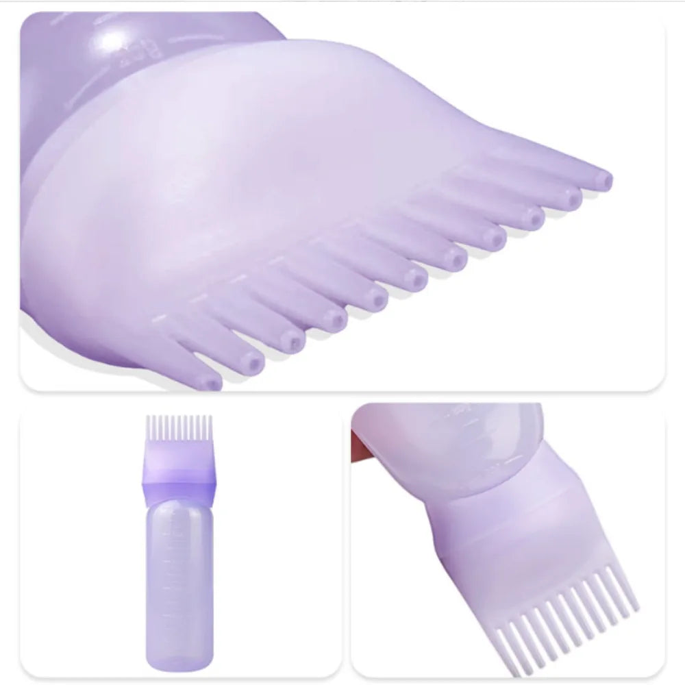 Hair Dye Applicator Bottle with Comb – 120ml Salon Tool
