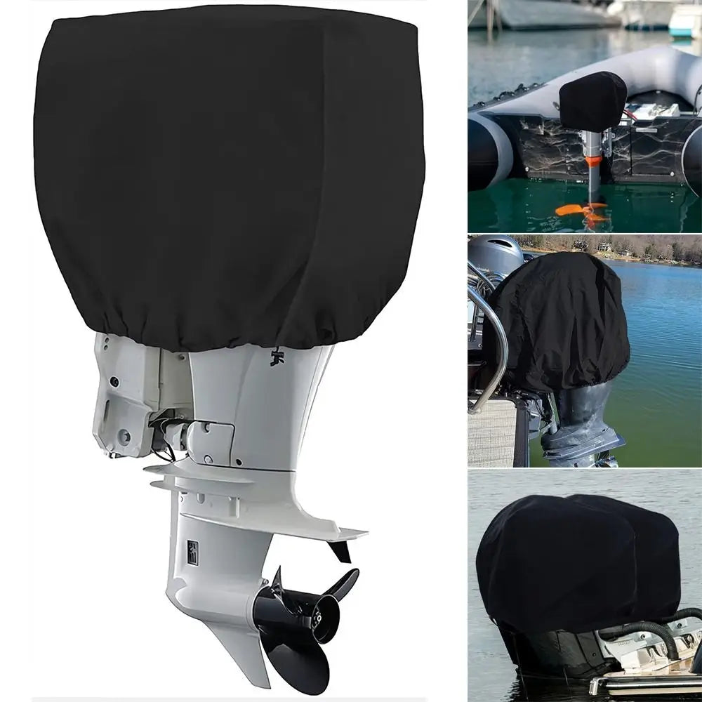 Outboard Motor Cover 15–150HP 210D Oxford UV & Dust Protection Outboard Motor Cover Nixie