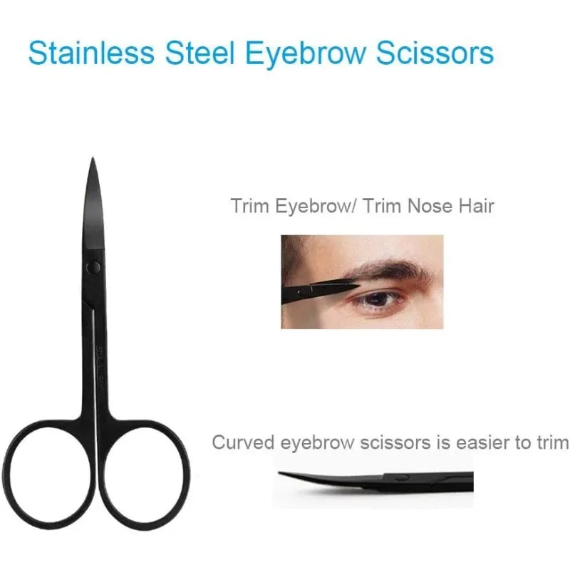 5-in-1 Eyebrow Grooming Kit – Razor, Scissors & Tweezers Eyebrow Grooming Kit Nixie