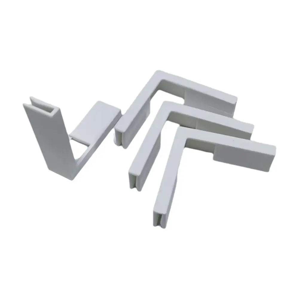 4Pcs L-Shaped Cardboard Corner Clips – Reusable Box Edge Clamps Corner Reinforcement Clips Nixie