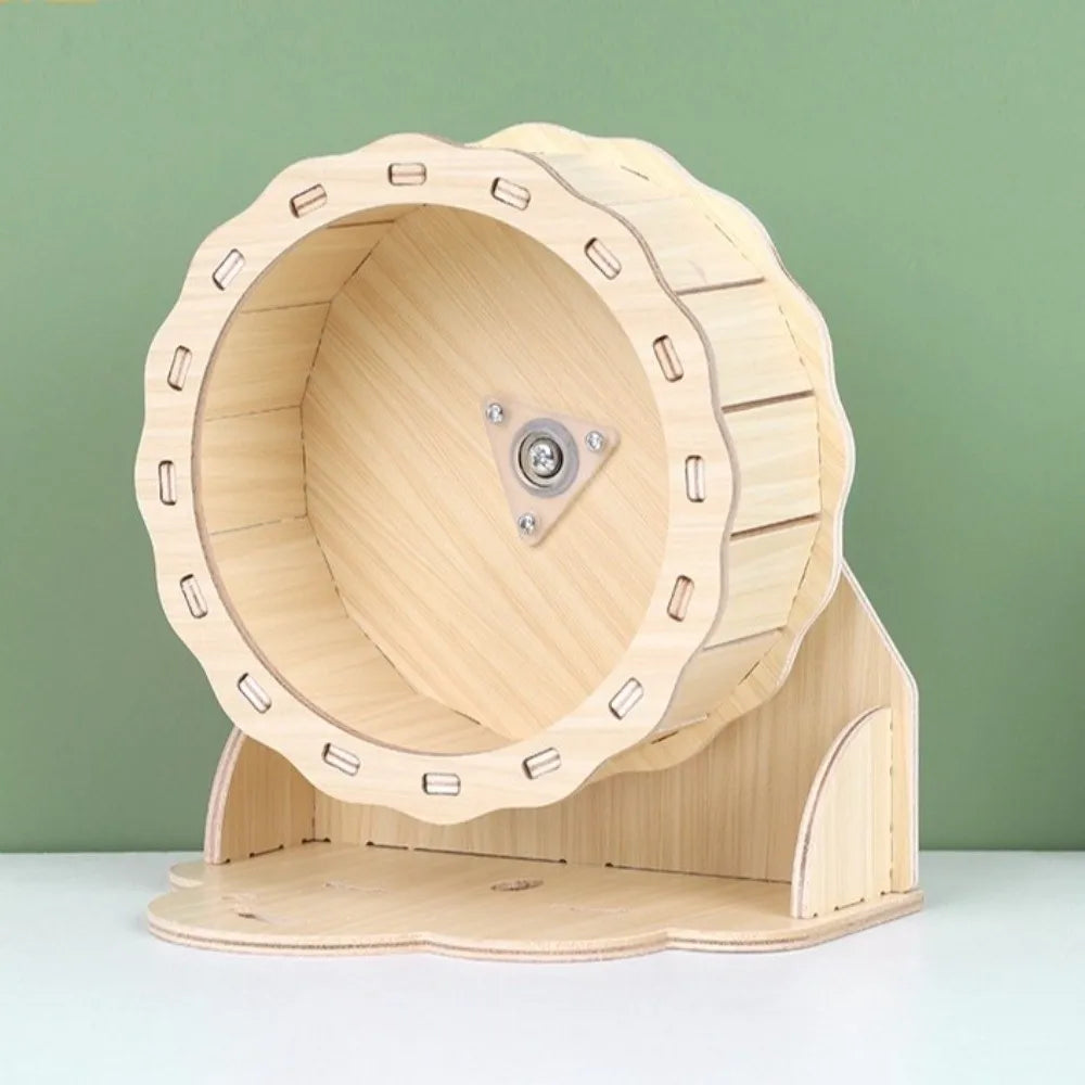 Wooden Hamster Villa Seesaw Swing Climbing Cage Toy