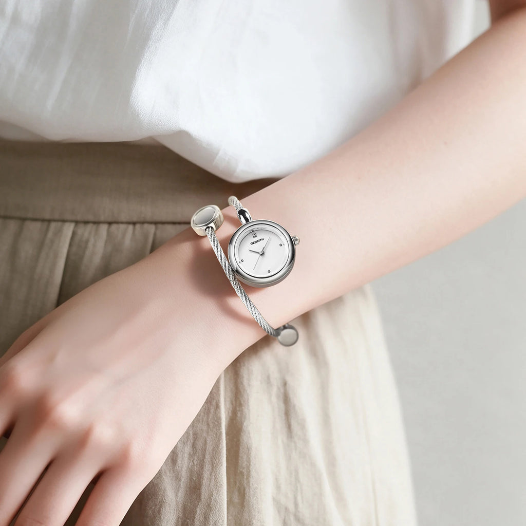 REBIRTH Minimalist Stainless Steel Quartz Watch | Model 5009 Quartz Wrist Watch Nixie