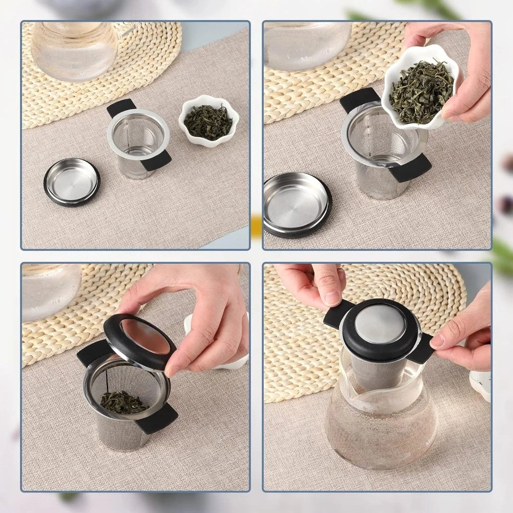 Stainless Steel Loose Leaf Teapot with Fine Mesh Filter & Lid Stainless Steel Teapot Nixie
