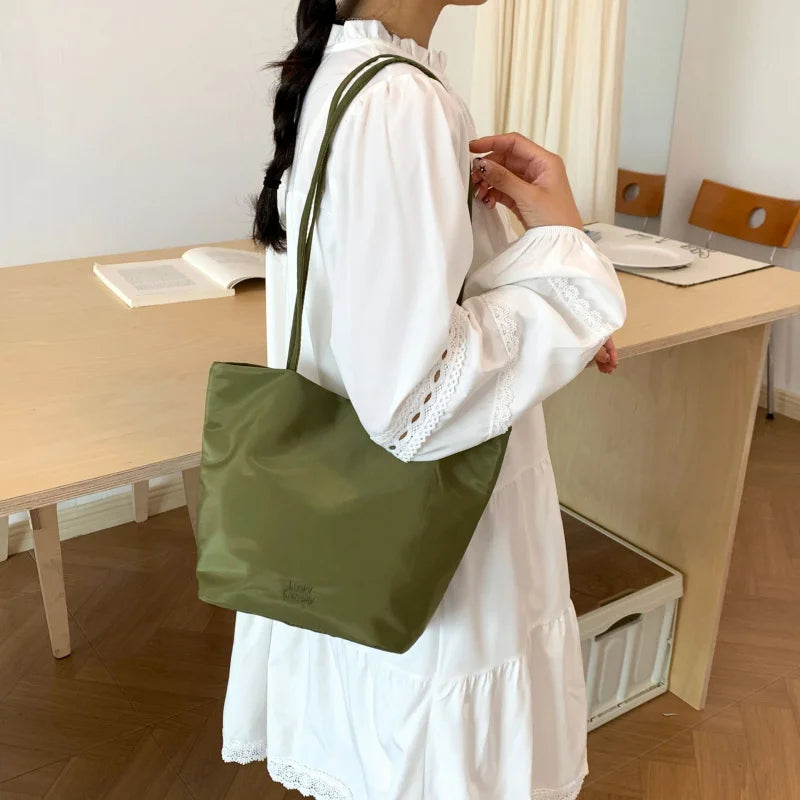 Korean Minimalist Bucket Bag – Women's Shoulder Handbag Bucket Shoulder Bag Nixie