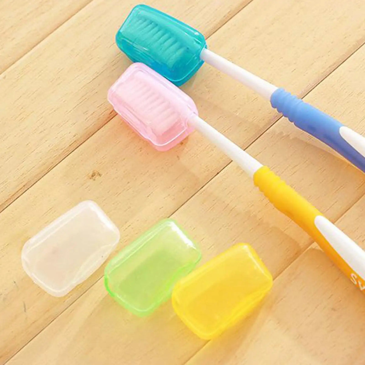 5-Pack Ventilated Toothbrush Head Covers – Travel Caps Toothbrush Head Covers Nixie