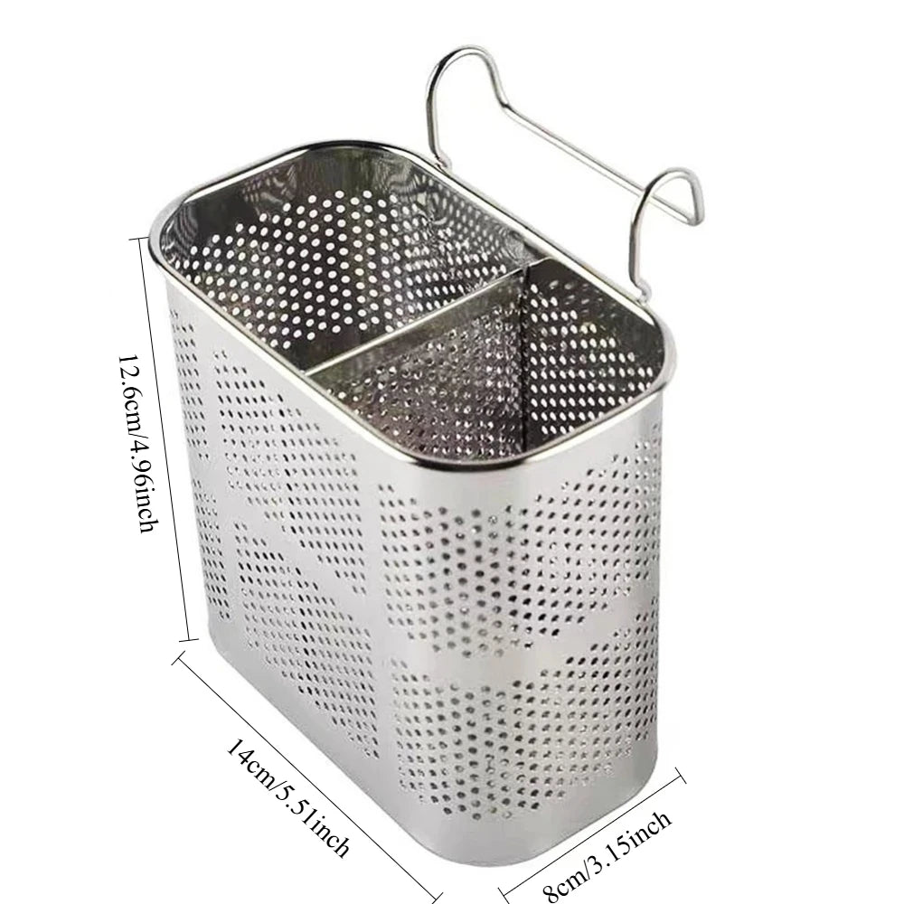 Stainless Steel Utensil Drying Basket & Chopstick Rack Utensil Drying Rack Nixie