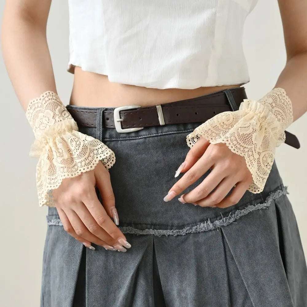 Detachable Lace Wrist Cuffs – False Sleeve Cuffs for Women Lace Wrist Cuffs Nixie