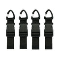 4-Pack Adjustable Heavy Duty Hose & Cord Storage Straps Hose & Cord Straps Nixie Black 4PCS 50CM