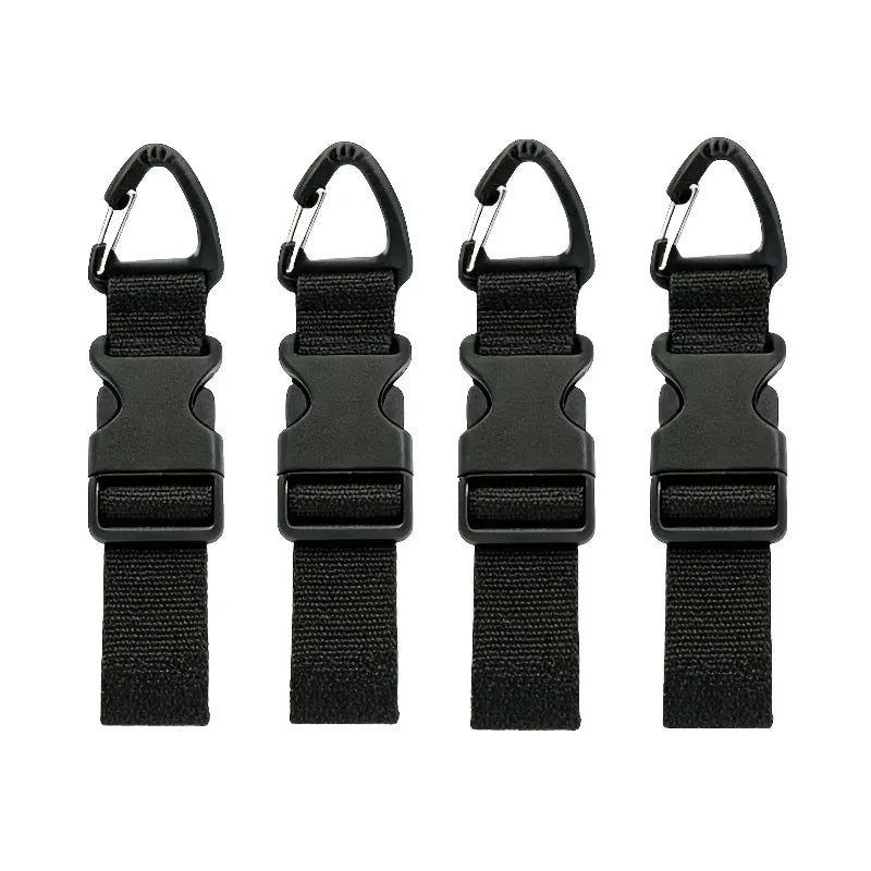 4-Pack Adjustable Heavy Duty Hose & Cord Storage Straps Hose & Cord Straps Nixie Black 4PCS 50CM