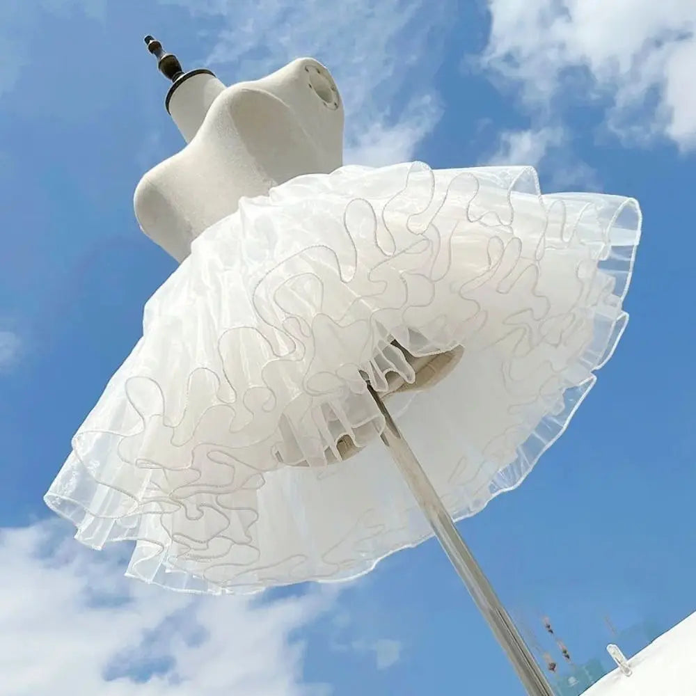 Lolita 4-Layer Boneless Puffy Petticoat Fluffy Skirt Support Lolita Petticoat Nixie