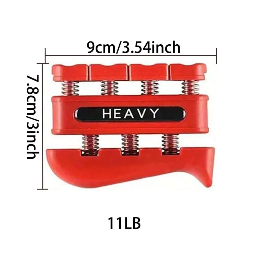 Grip & Finger Strengthener – Adjustable Resistance Trainer Grip Strengthener Nixie Red-11LB